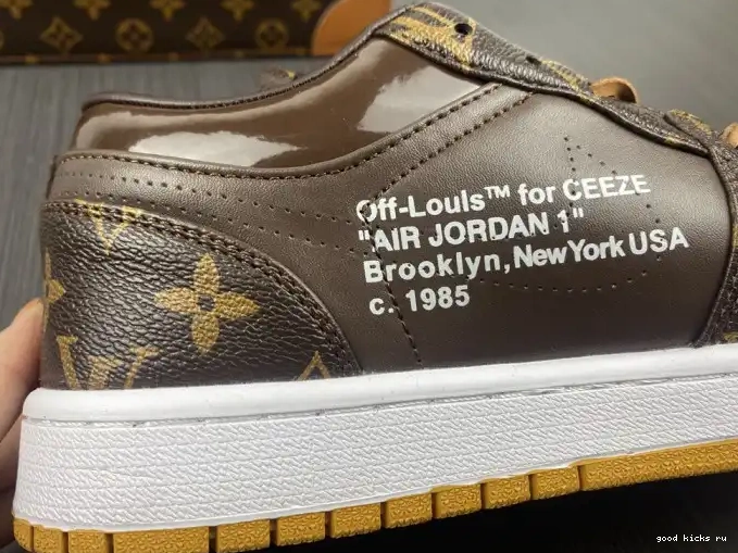Cheap LOW OW AJ1 Air x Off-Louis 1 Jordan 0412